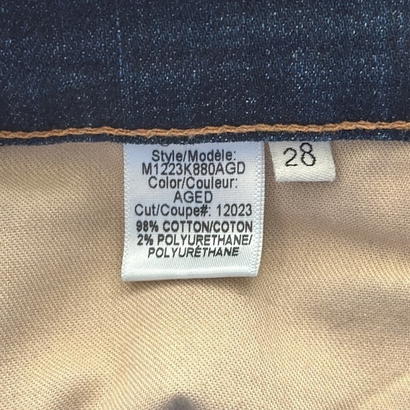 Rag & Bone sz 28 Standard Issue Fit 2 Slim Leg button fly super flattering VGUC - Picture 7 of 7